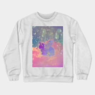 Lavender Lamb Crewneck Sweatshirt